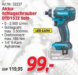 Zgonc Akku- Schlagschrauber Angebot