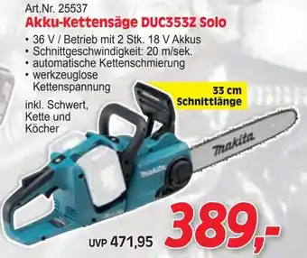 Zgonc Akku-Kettensäge Angebot