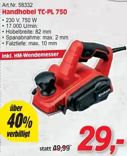 Zgonc Handhobel Angebot
