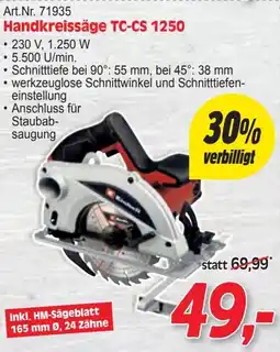 Zgonc Handkreissäge Angebot