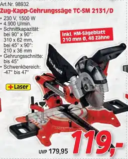 Zgonc Zug-Kapp-Gehrungssäge Angebot