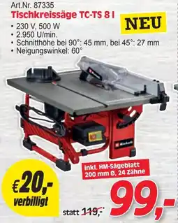 Zgonc Tischkreissäge Angebot