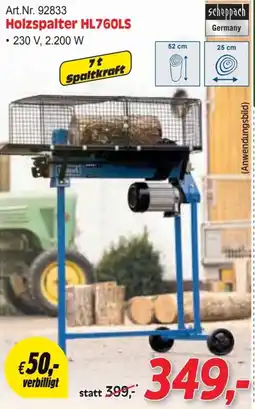 Zgonc Holzspalter Angebot