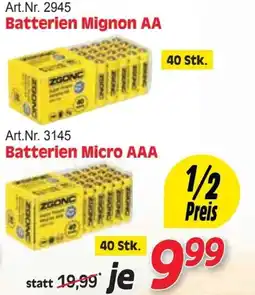 Zgonc Batterien Mignon AA Angebot