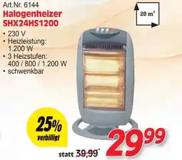 Zgonc Halogenheizer SHX24HS1200 Angebot
