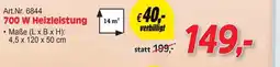Zgonc 700 W Heizleistung Angebot