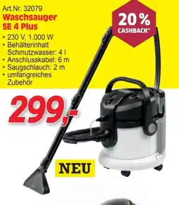 Zgonc Waschsauger SE 4 Plus Angebot