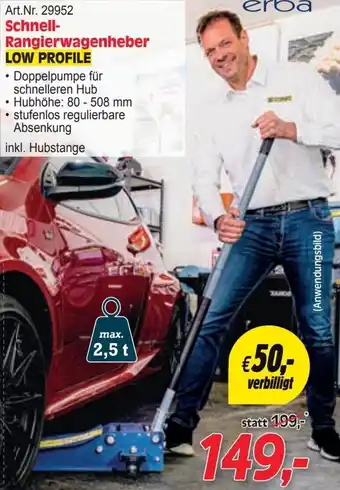 Zgonc Schnell- Rangierwagenheber Angebot