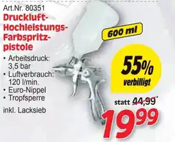 Zgonc Druckluft- Hochleistungs- Farbspritz- pistole Angebot