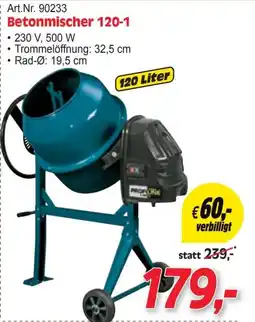 Zgonc Betonmischer Angebot