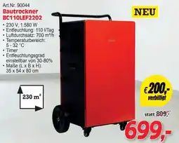 Zgonc Bautrockner Angebot