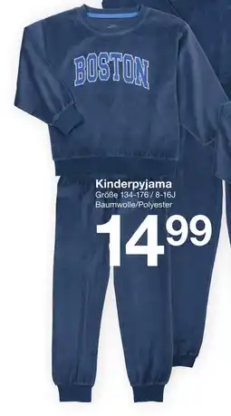 Zeeman Kinderpyjama Angebot