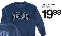 Zeeman Herrenpyjama Angebot