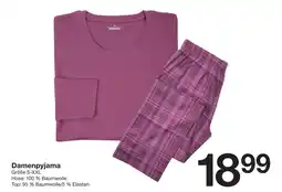 Zeeman Damenpyjama Angebot