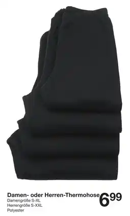 Zeeman Damen- oder Herren-Thermohose Angebot