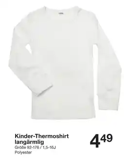 Zeeman Kinder-Thermoshirt Angebot