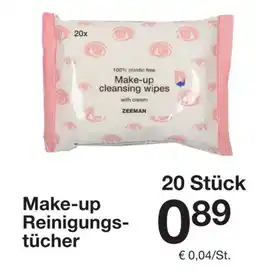 Zeeman Make-up Reinigungs- tücher Angebot