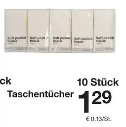 Zeeman Taschentücher Angebot