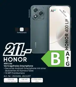 Media Markt Honor 400 Lite Angebot