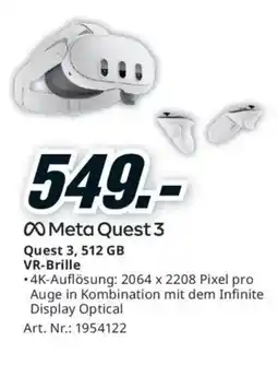 Media Markt Meta Quest 3 Angebot