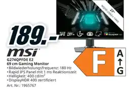 Media Markt Msi Gaming Monitor Angebot