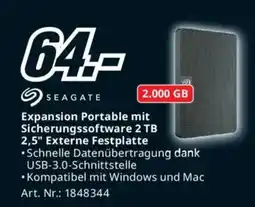 Media Markt Expansion Portable mit Sicherungssoftware Angebot