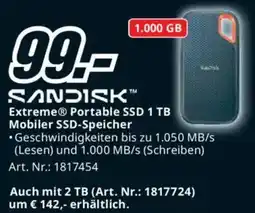 Media Markt Mobiler SSD-Speicher Angebot