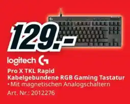 Media Markt Pro X TKL Rapid Kabelgebundene RGB Gaming Tastatur Angebot