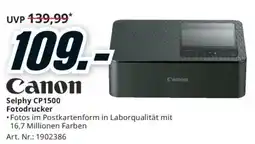 Media Markt Canon Selphy CP1500 Fotodrucker Angebot