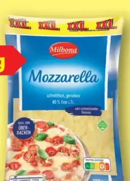 Lidl Milbona Mozzarella Angebot