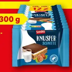 Lidl Sondey Milch-Haselnuss Schnitten Angebot