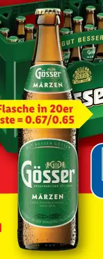 Lidl Gösser Märzen Angebot