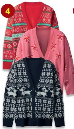 Lidl Damen Weihnachts Cardigan Angebot