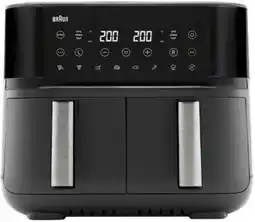 Red Zac Braun Heißluftfritteuse TD3030I BK TwinCook 3 Angebot