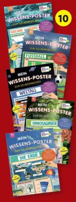 Buch mit Wissens-Poster