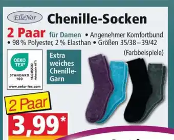 Norma Chenille-Socken Angebot