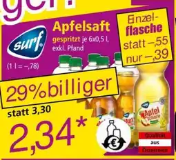 Norma Apfelsaft gespritzt Angebot