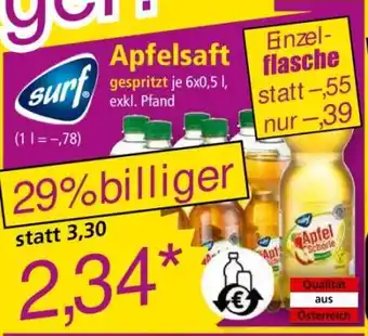 Norma Apfelsaft gespritzt Angebot