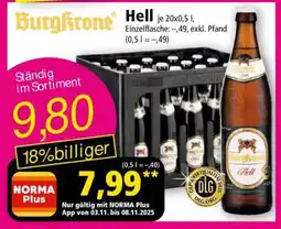 Norma Burgkrone Hell Angebot