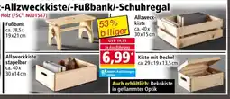 Norma Allzweckkiste/-Fußbank/-Schuhregal Angebot