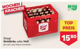 MPreis Stiegl Goldbräu oder Hell Angebot
