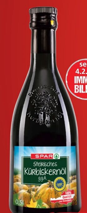 Spar Steirisches Kürbiskernöl Angebot