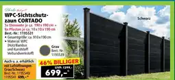 Norma WPC-Sichtschutzzaun CORTADO Angebot