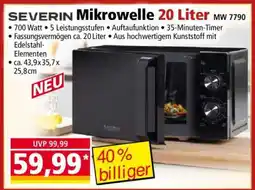 Norma SEVERIN Mikrowelle 20 Liter MW 7790 Angebot