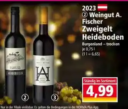Norma Weingut A. Fischer Zweigelt Heideboden Angebot