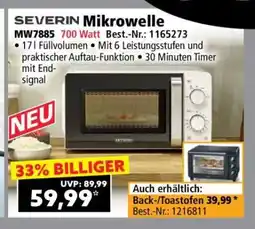 Norma SEVERIN Mikrowelle Angebot