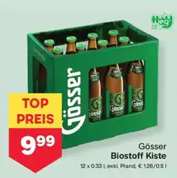MPreis Gösser Biostoff Kiste Angebot