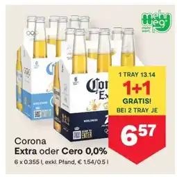 MPreis Corona Extra oder Cero 0,0% Angebot