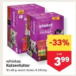 MPreis Whiskas Katzenfutter Angebot