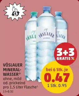 PENNY Vöslauer mineral- wasser Angebot